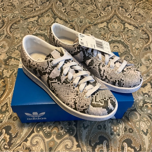 NWT RARE Adidas x Hyde Stan Smith Python Print Sneakers Wmns 6.5 Men 5.5 - Picture 10 of 16